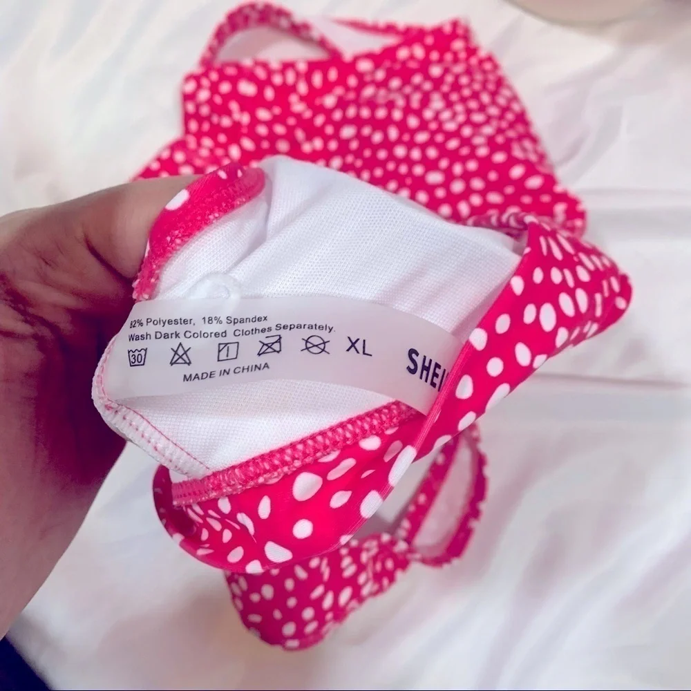 Pink Shein Bikini Set